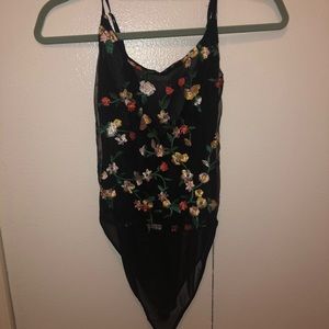 Bershka Sheer Bodysuit